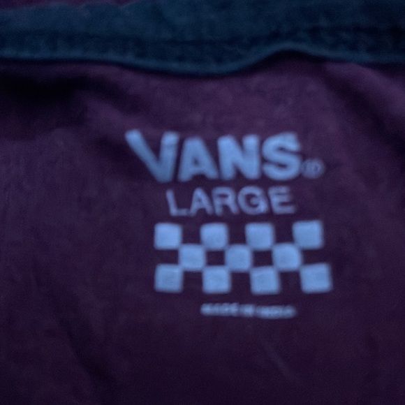 Red and black vans crop top - Picture 2 of 2